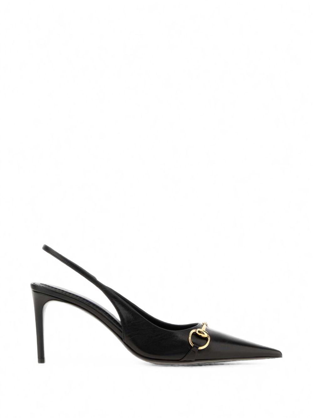 Gucci Horsebit Leather Slingback Pumps