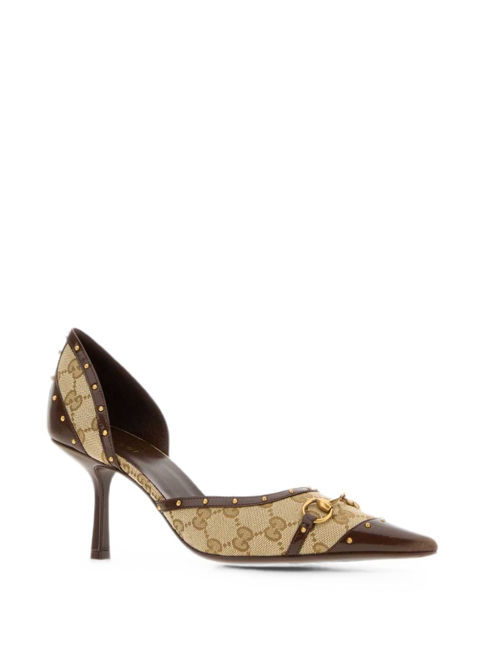Gucci Savoy GG Canvas Pumps