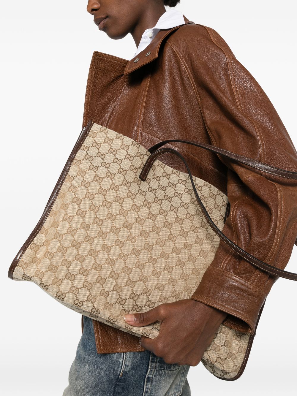 GUCCI Londra Large Tote - Beige