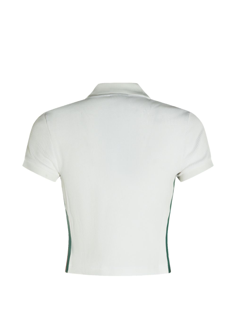 Gucci Web Detail Cotton Polo Shirt