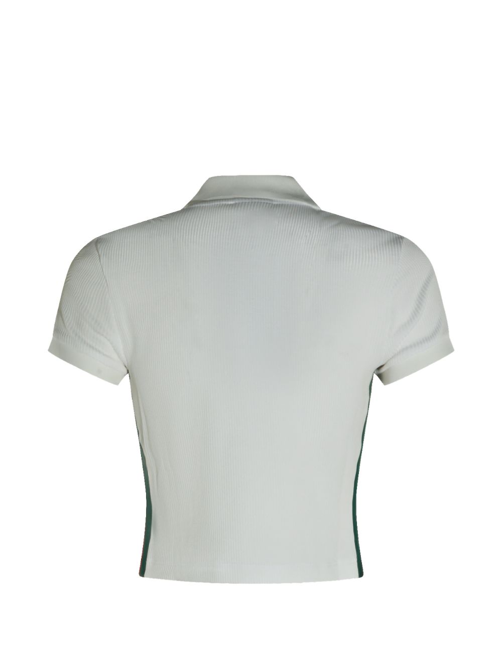 Gucci Web Detail Cotton Polo Shirt