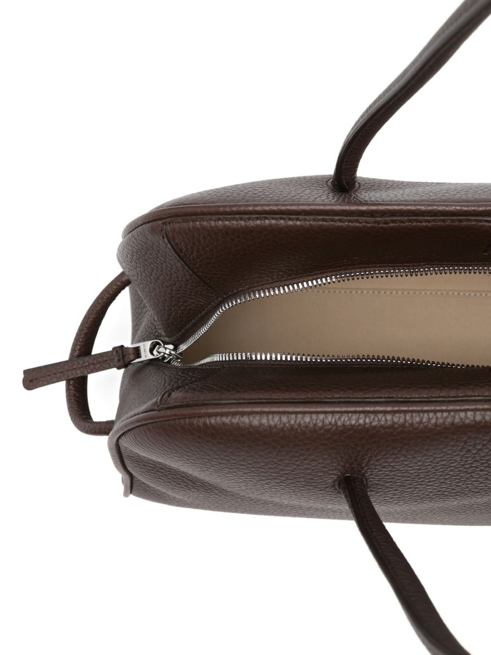 Jacquemus Le Turismo Leather Handbag — Dark Brown