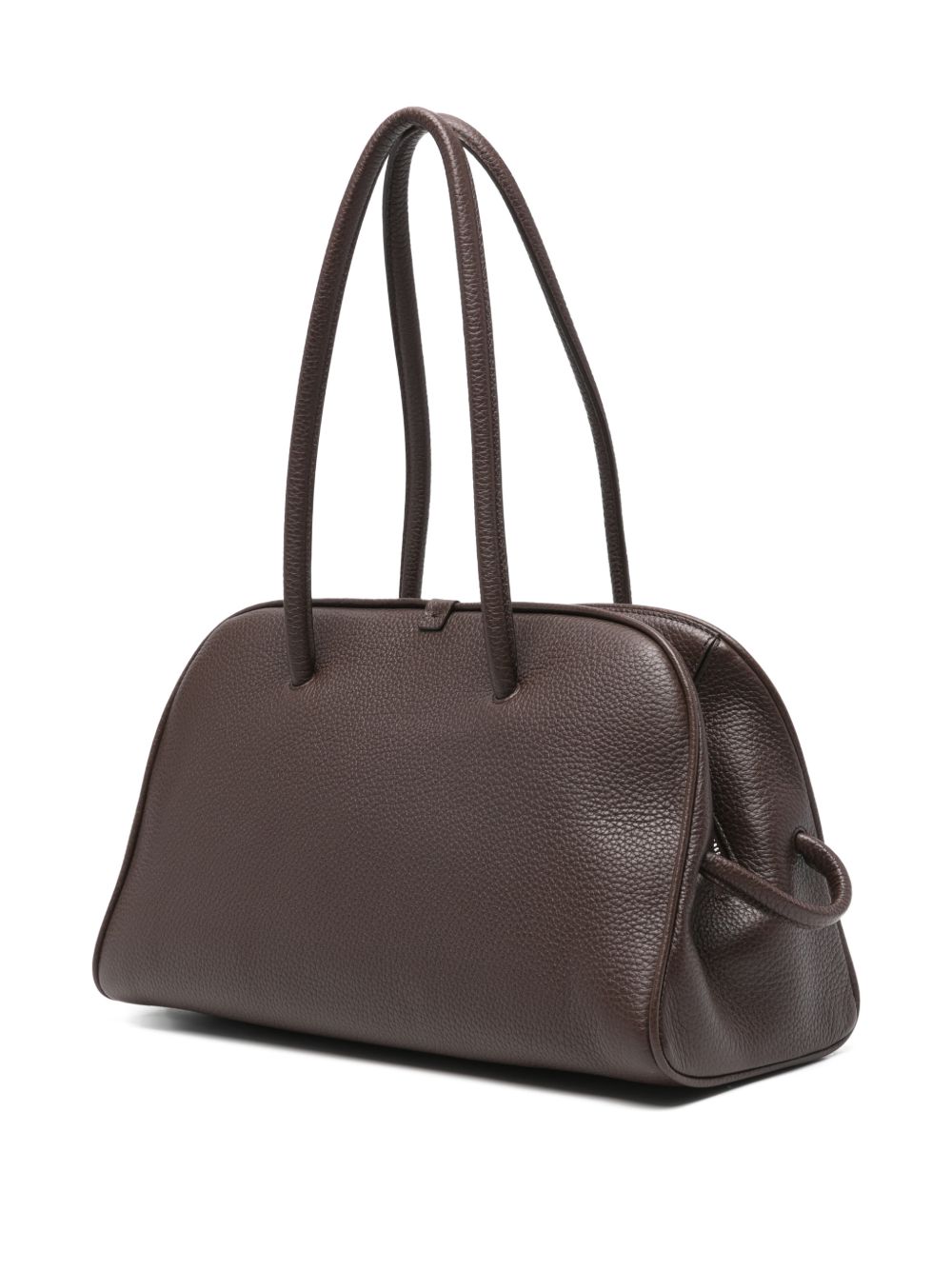 Jacquemus Le Turismo Leather Handbag — Dark Brown