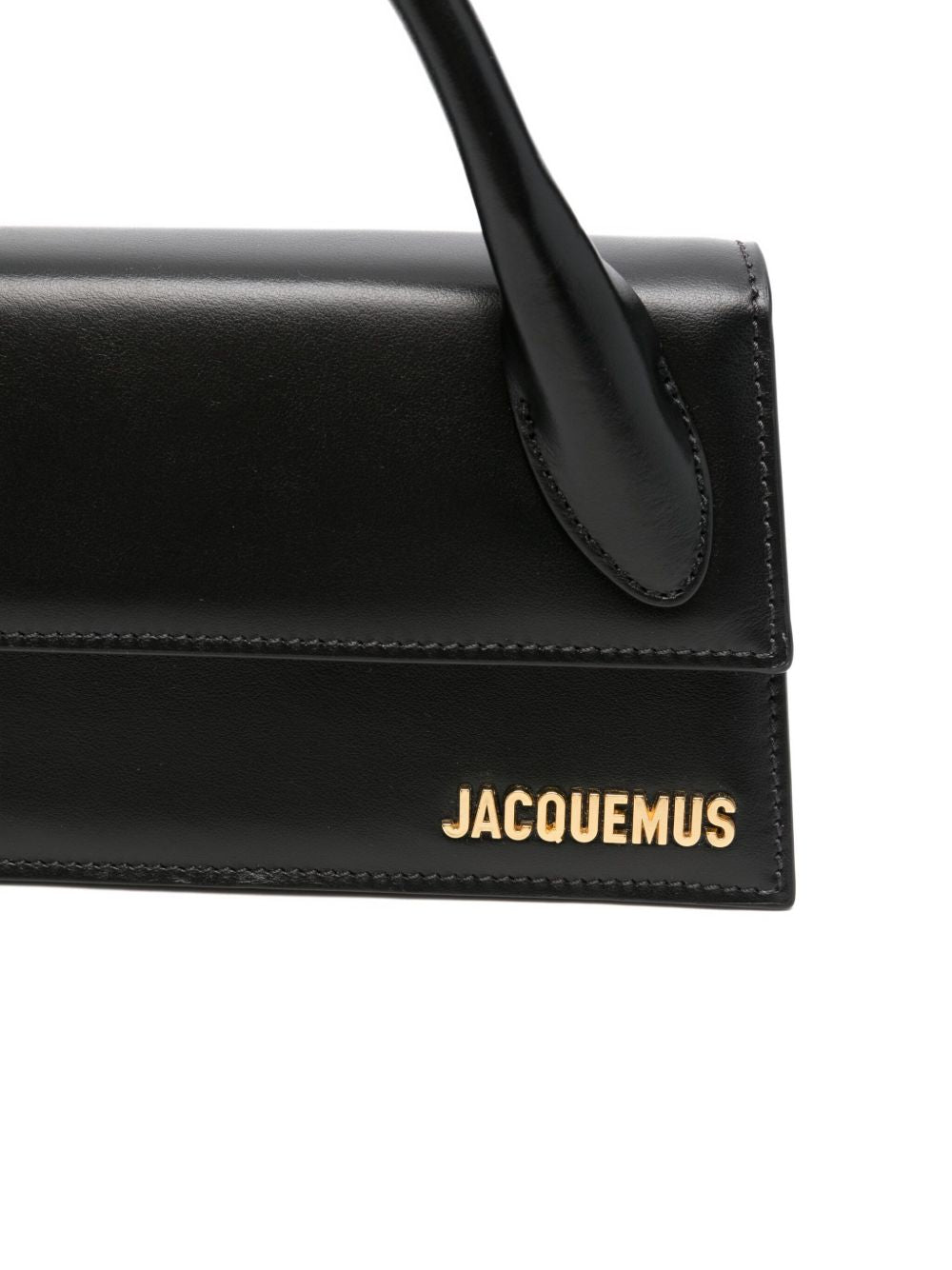 Jacquemus Le Chiquito Long Leather Handbag — Black
