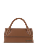 Jacquemus Le Chiquito Long Leather Handbag — Camel Brown
