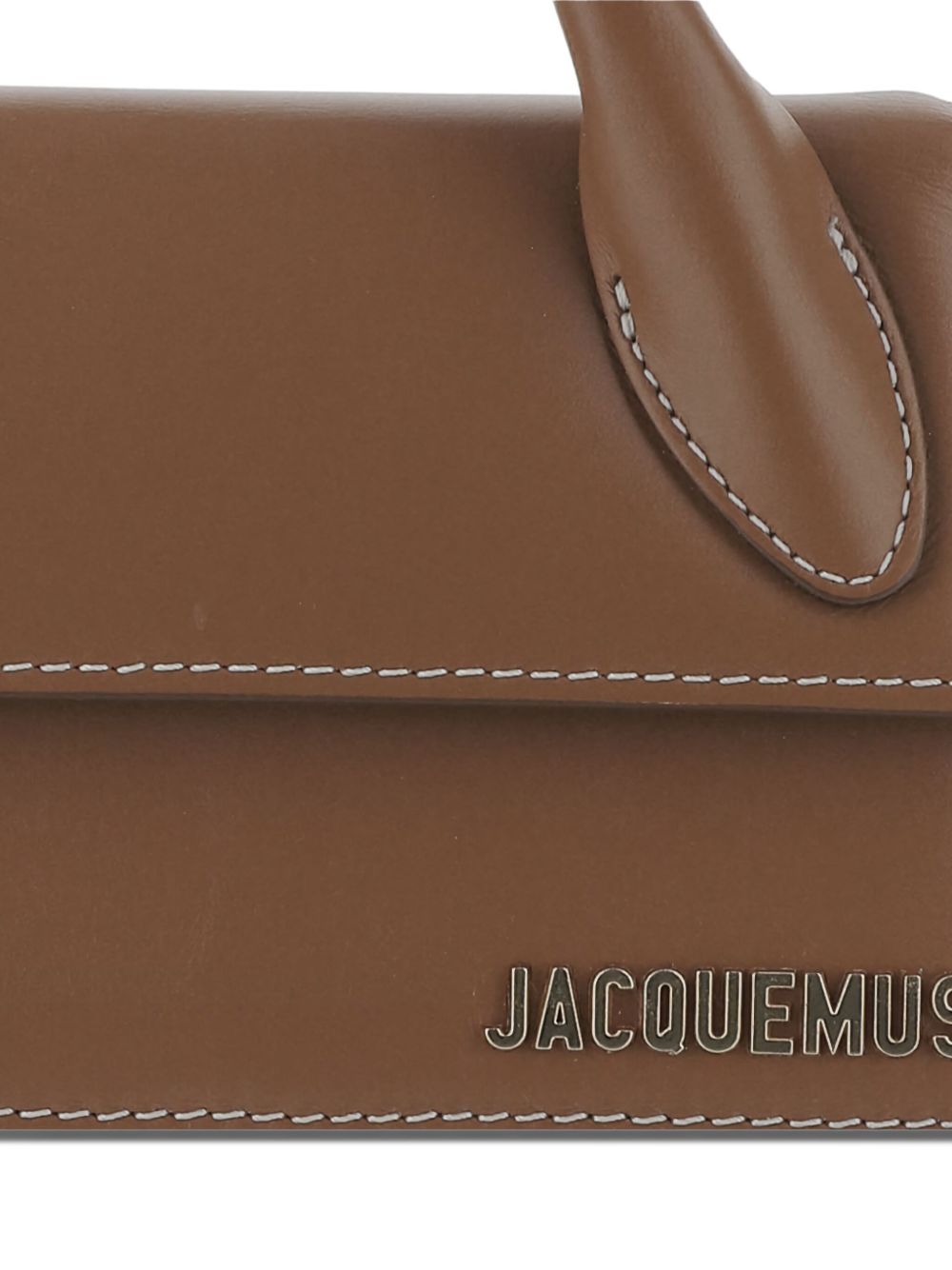 Jacquemus Le Chiquito Long Leather Handbag — Camel Brown