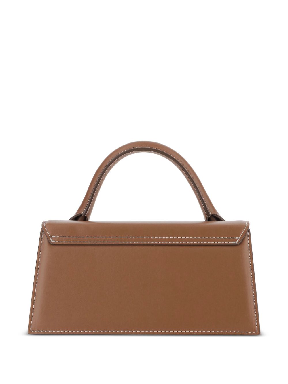 Jacquemus Le Chiquito Long Leather Handbag — Camel Brown