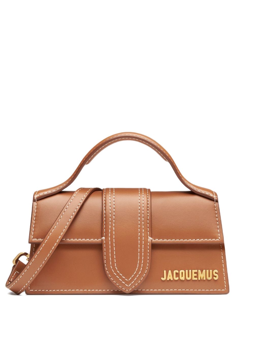 Jacquemus Le Bambino Leather Handbag — Brown