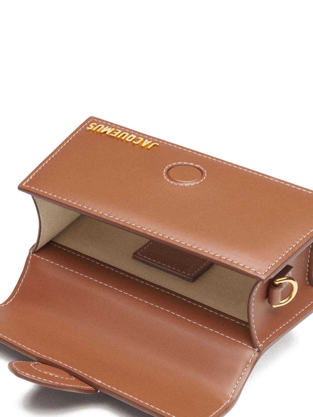 Jacquemus Le Bambino Leather Handbag — Brown