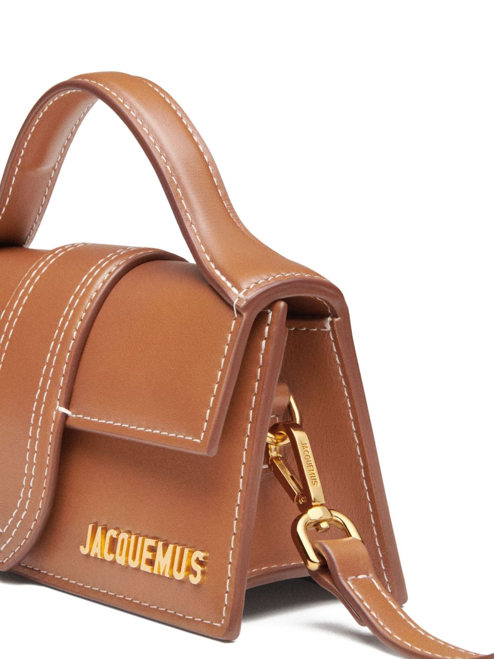 Jacquemus Le Bambino Leather Handbag — Brown