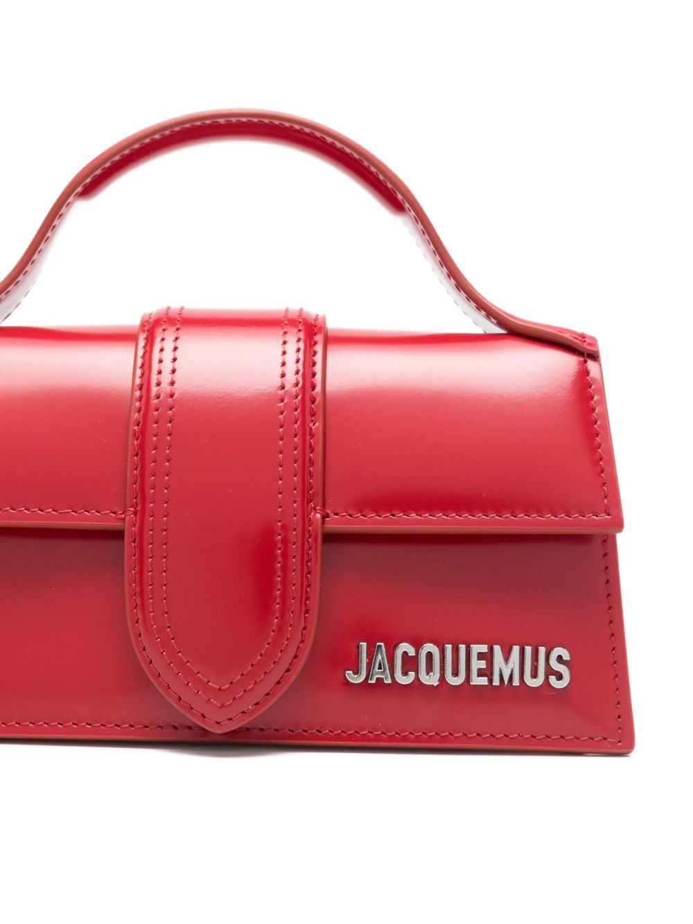 Jacquemus Le Bambino Leather Handbag — Red