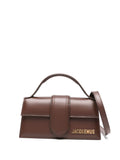 Jacquemus Le Bambino Leather Handbag — Dark Brown