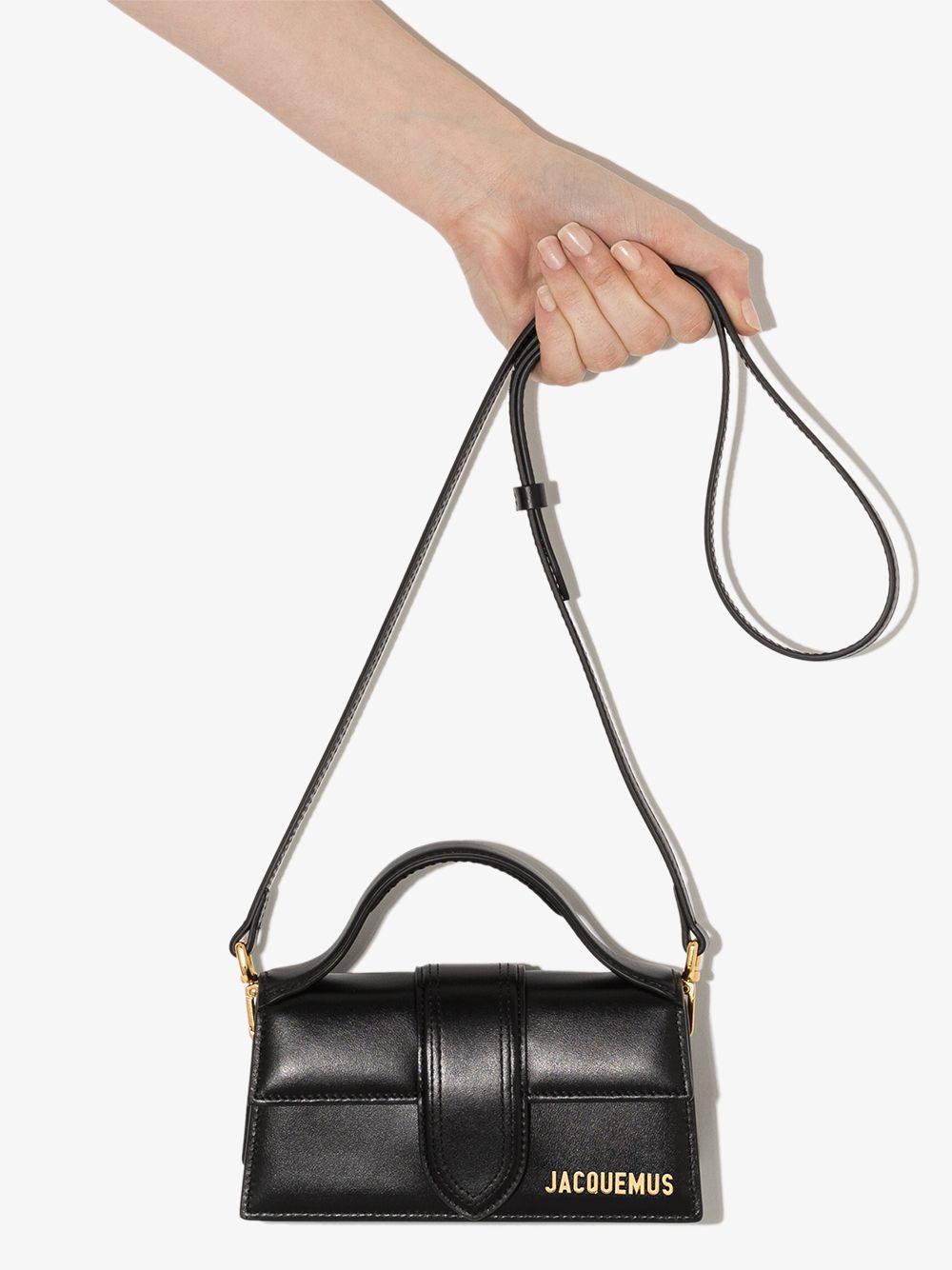 Jacquemus Le Bambino Leather Handbag — Black