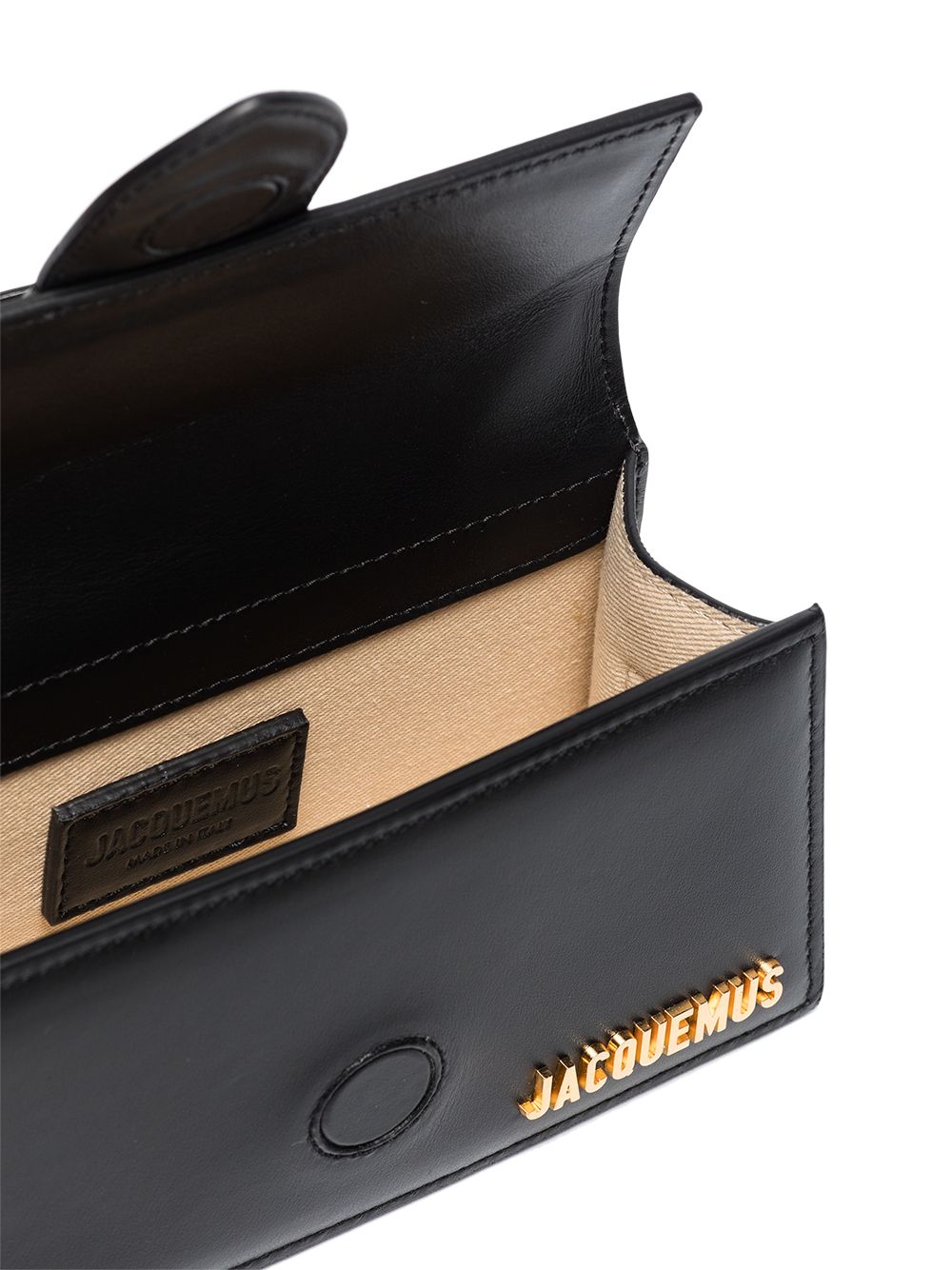 Jacquemus Le Bambino Leather Handbag — Black