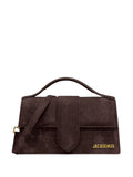 Jacquemus Le Grand Bambino Leather Shoulder Bag — Dark Brown