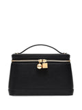 Jacquemus Le Petit Vanity Leather Shoulder Bag — Black
