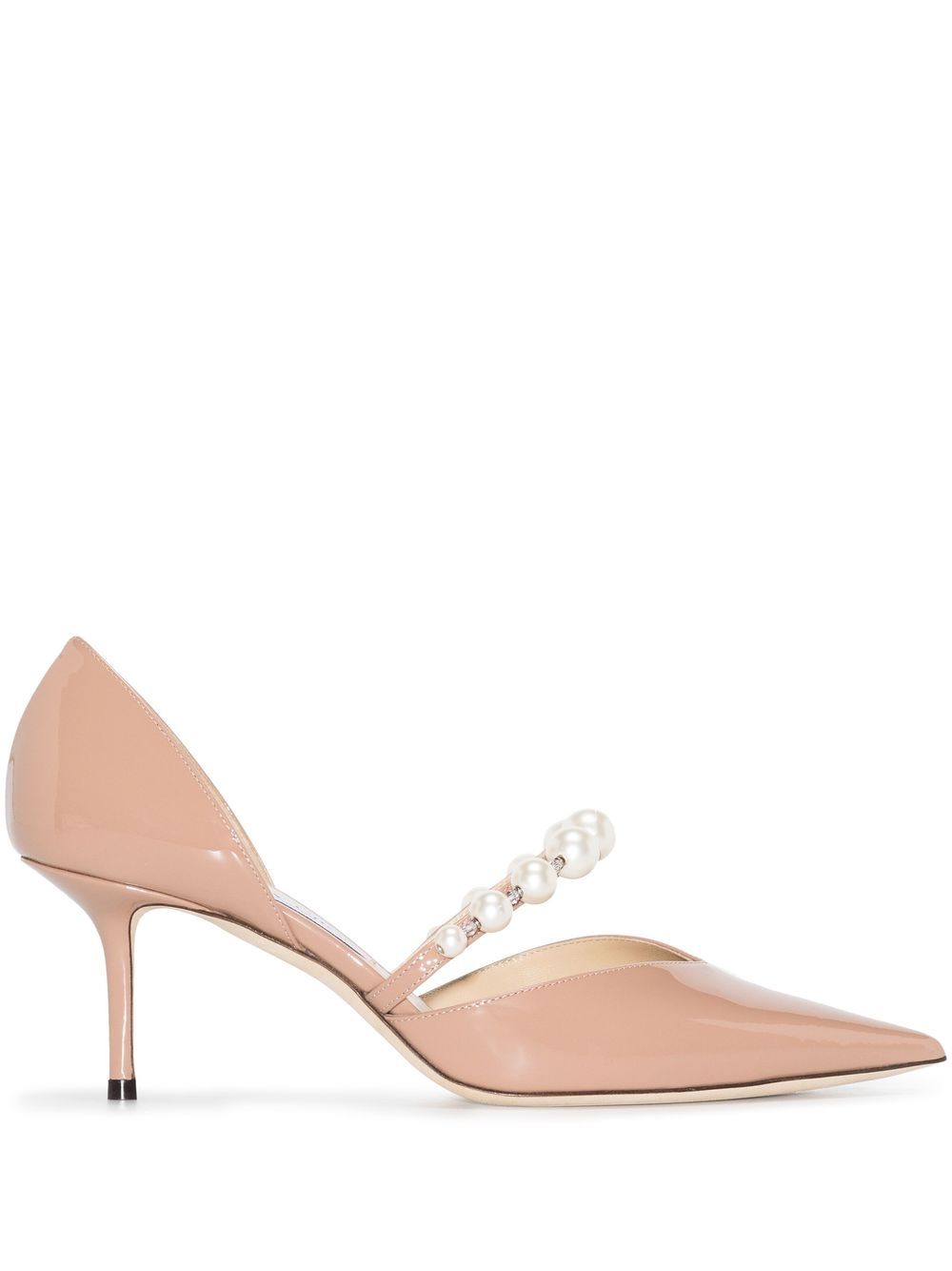 Jimmy Choo Aurelie Glittered Pumps — Ballet Pink
