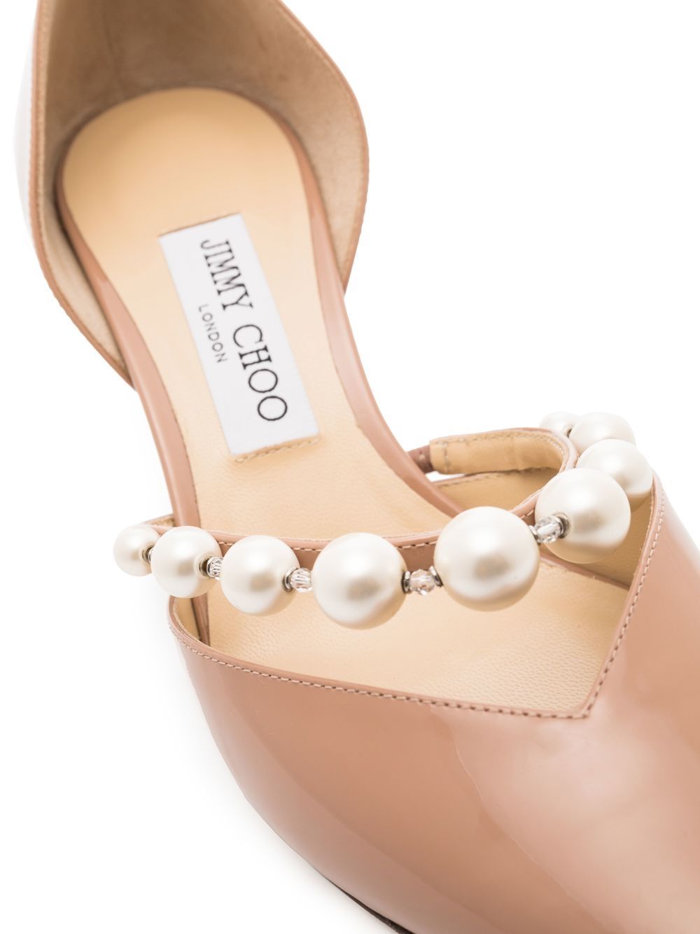 Jimmy Choo Aurelie Glittered Pumps — Ballet Pink