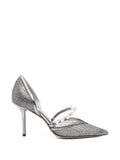 Jimmy Choo Aurelie Glittered Pumps — Anthracite