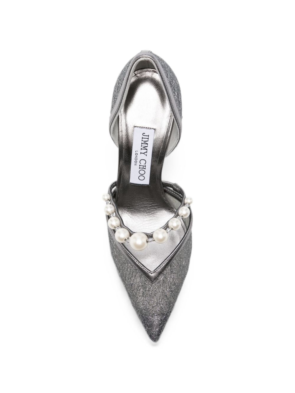 Jimmy Choo Aurelie Glittered Pumps — Anthracite