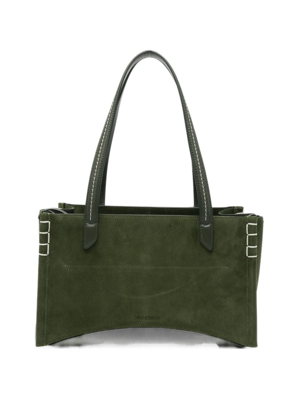 JW Anderson Loafer Leather Cabas Bag — Khaki