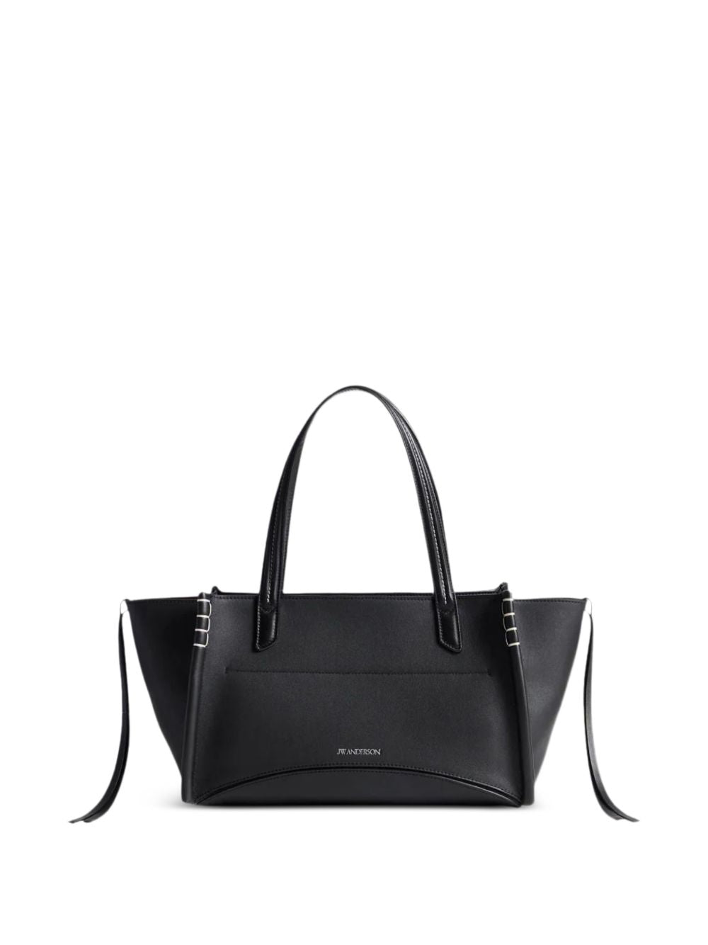 JW Anderson Loafer Leather Cabas Bag — Black