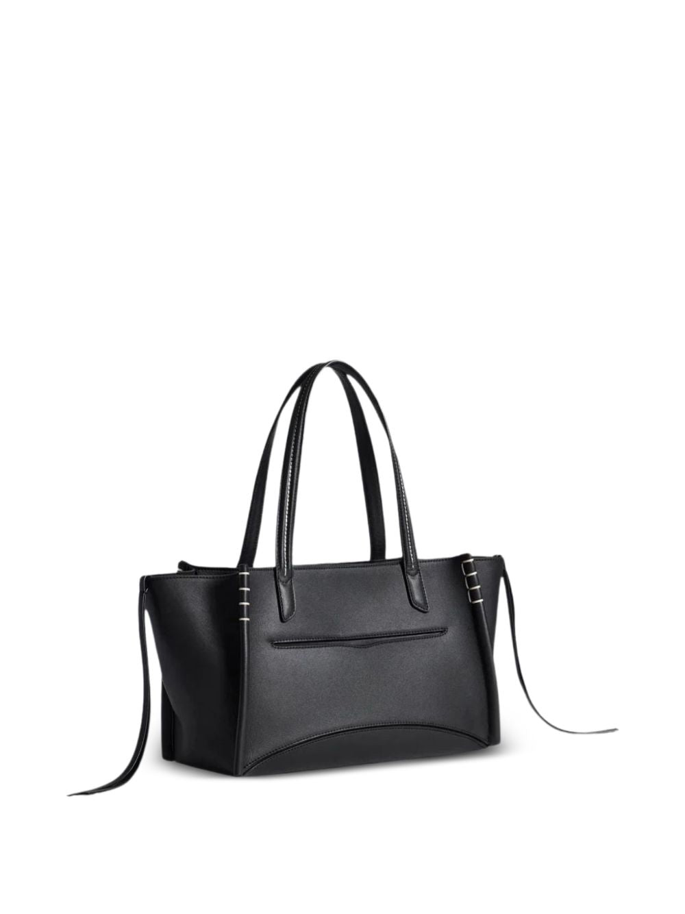 JW Anderson Loafer Leather Cabas Bag — Black