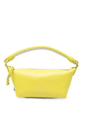 Loewe Cala Leather Pouch — Yellow