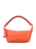 Loewe Cala Leather Pouch — Orange