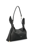 Loewe Scarf Medium Leather Shoulder Bag — Black