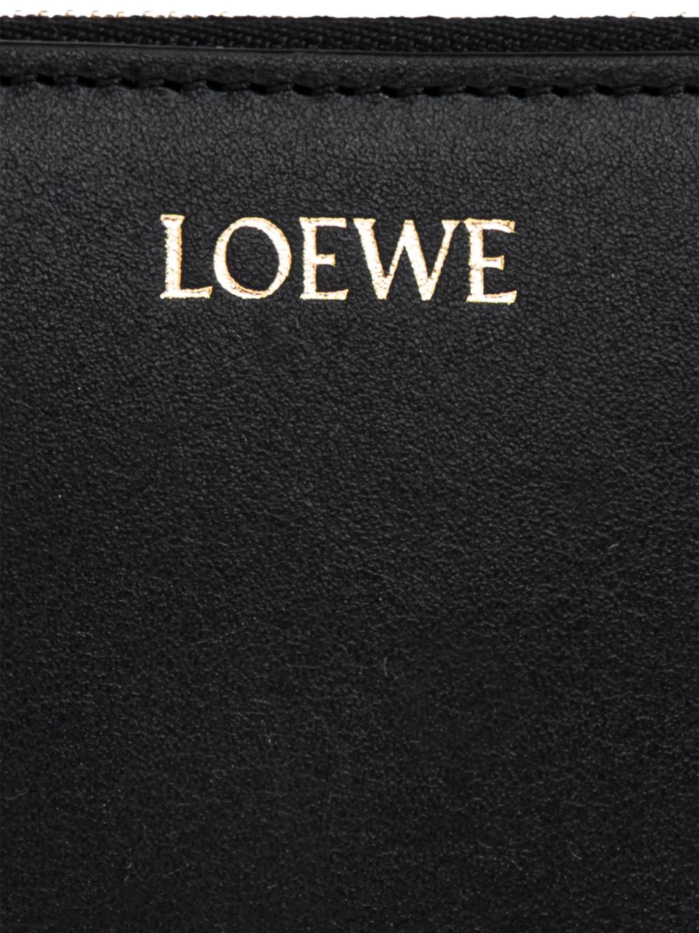 Loewe Knot Leather Coin Purse — Black