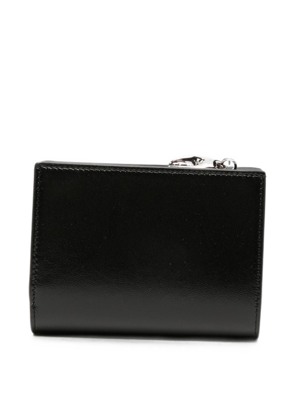 Loewe Claw Leather Compact Wallet — Black