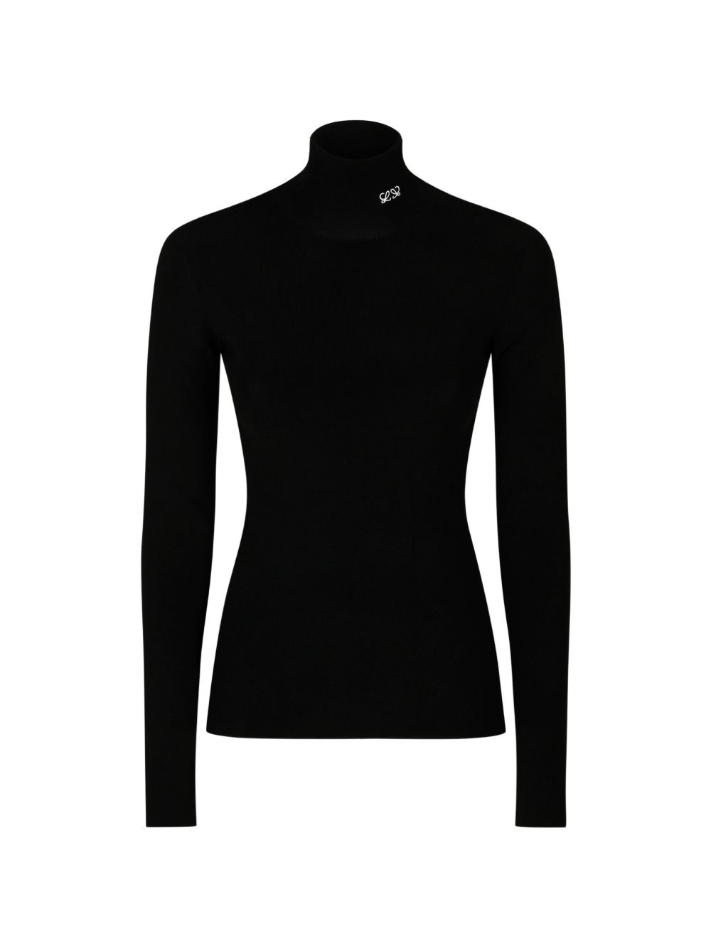 Loewe Turtle-Neck Sweater — Black