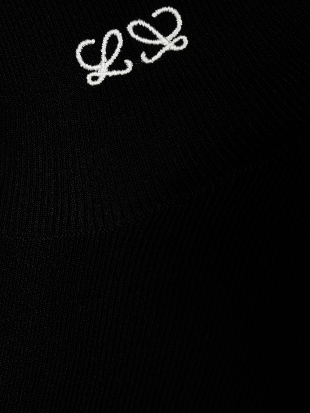 Loewe Turtle-Neck Sweater — Black