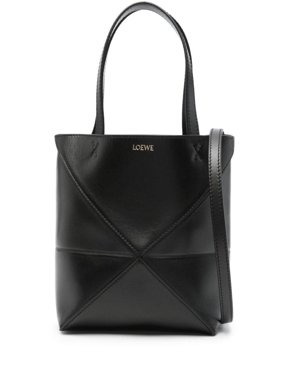 Loewe Puzzle Fold Mini Leather Tote