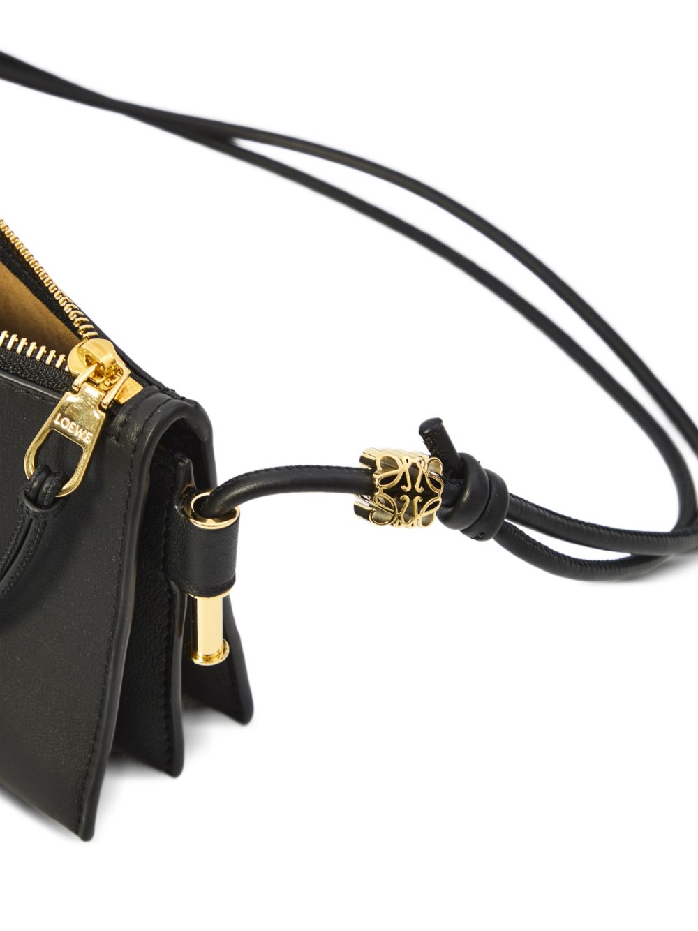Loewe Joya Leather Mini Bag — Black