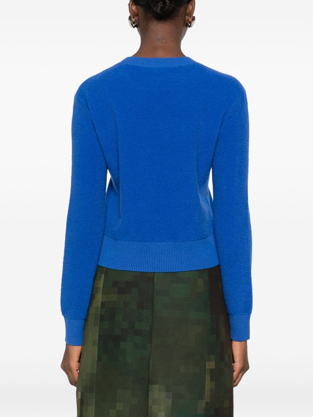 Loewe Logo Wool Sweater — Navy Blue