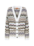 Missoni Wool Blend Cardigan — White