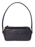 Miu Miu Leather Mini Bag — Black
