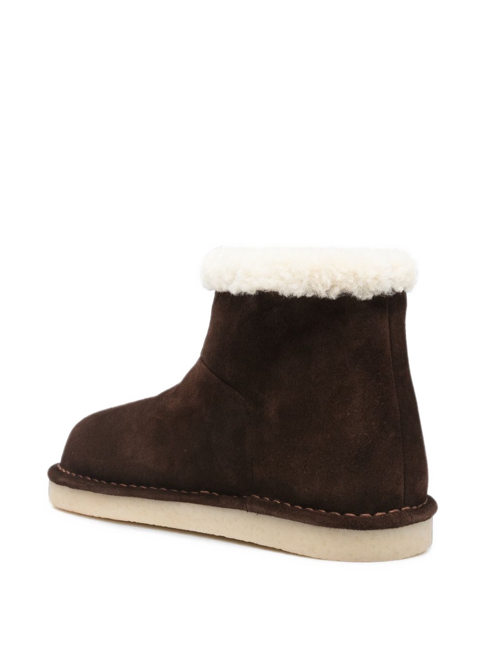 Miu Miu Suede Leather Boots — Brown