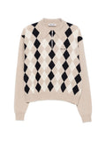 Miu Miu Logo Cashmere Polo Shirt