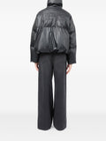 MM6 Maison Margiela Nylon Short Down Jacket — Black