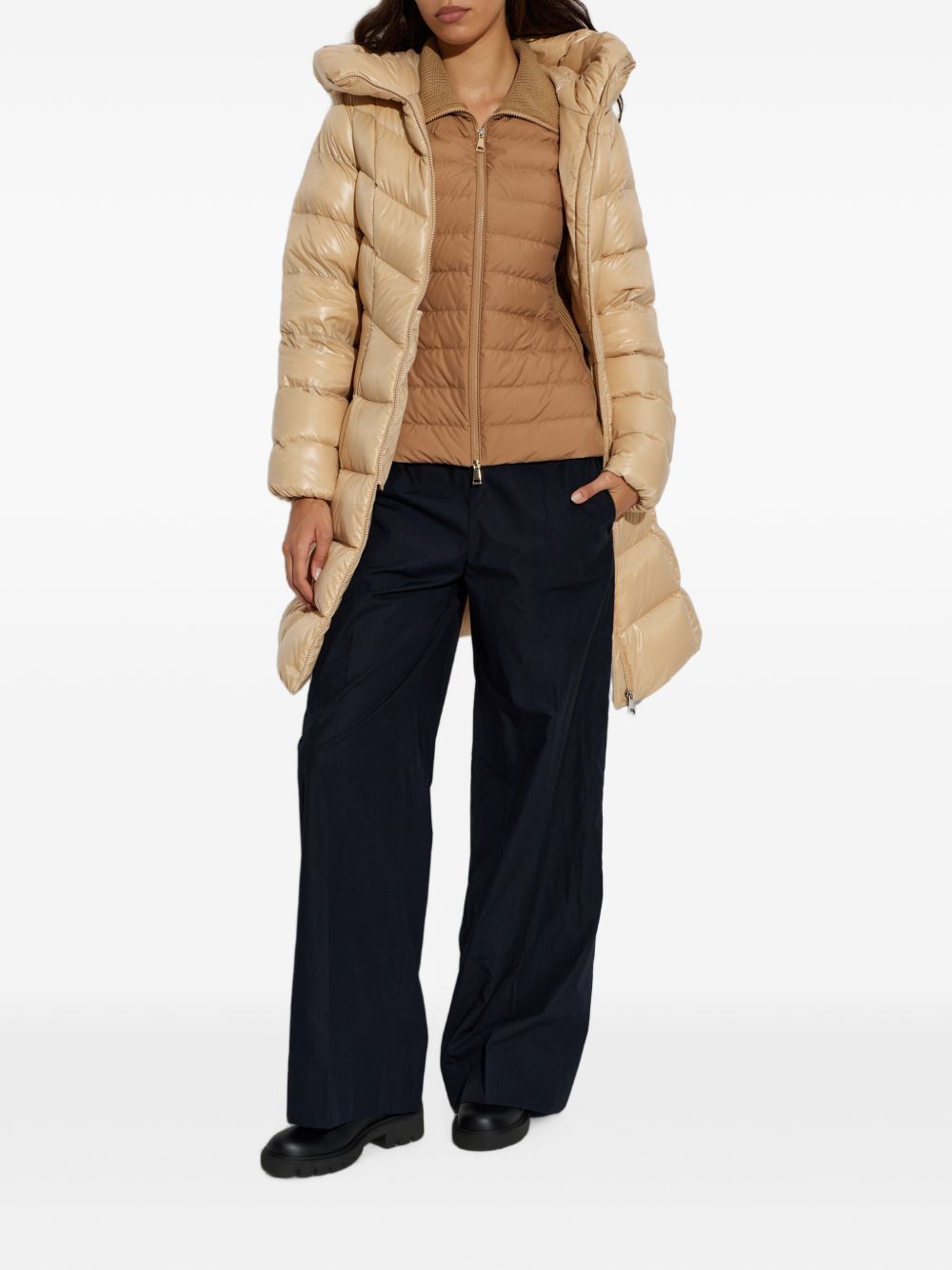 MONCLER Marusse Long Down Jacket