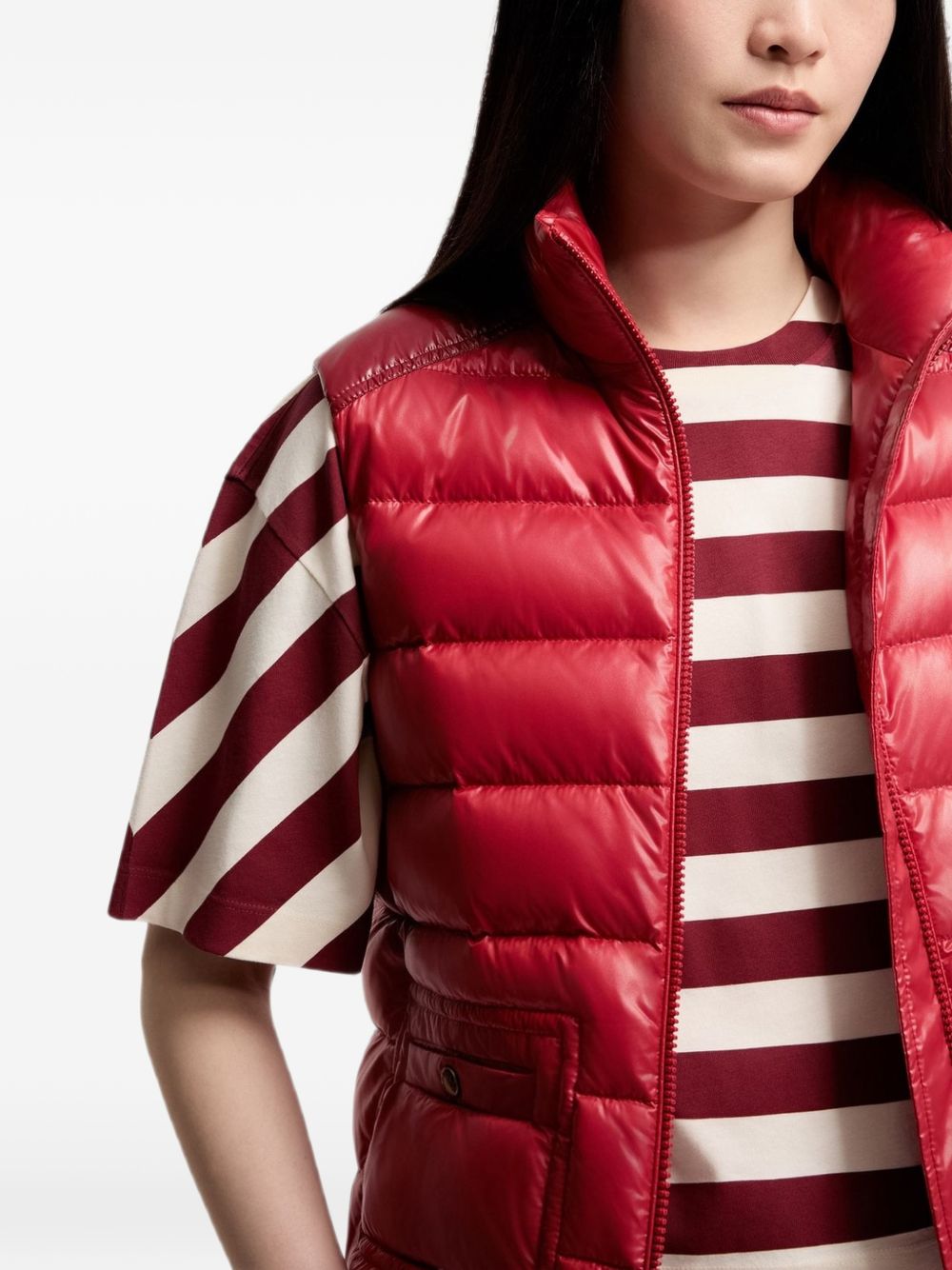 MONCLER Frelon Down Vest - Red