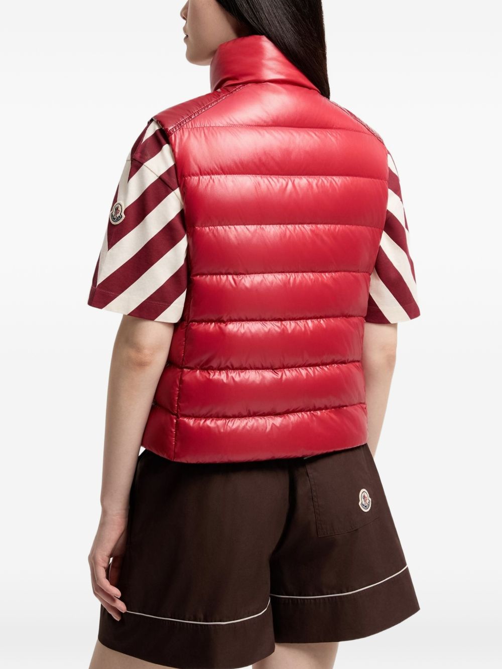 MONCLER Frelon Down Vest - Red