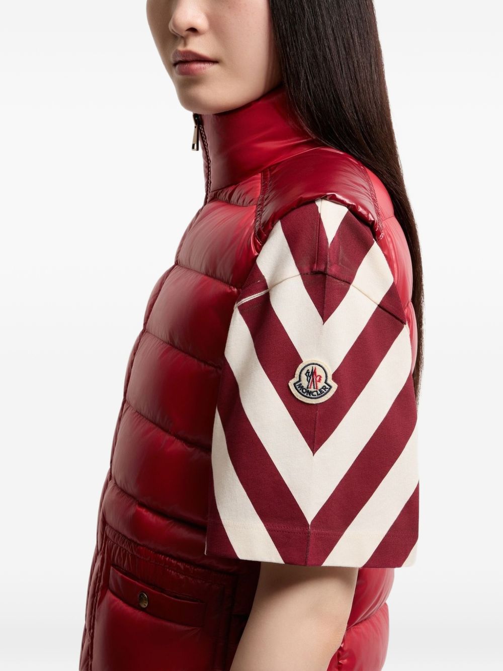MONCLER Frelon Down Vest - Red