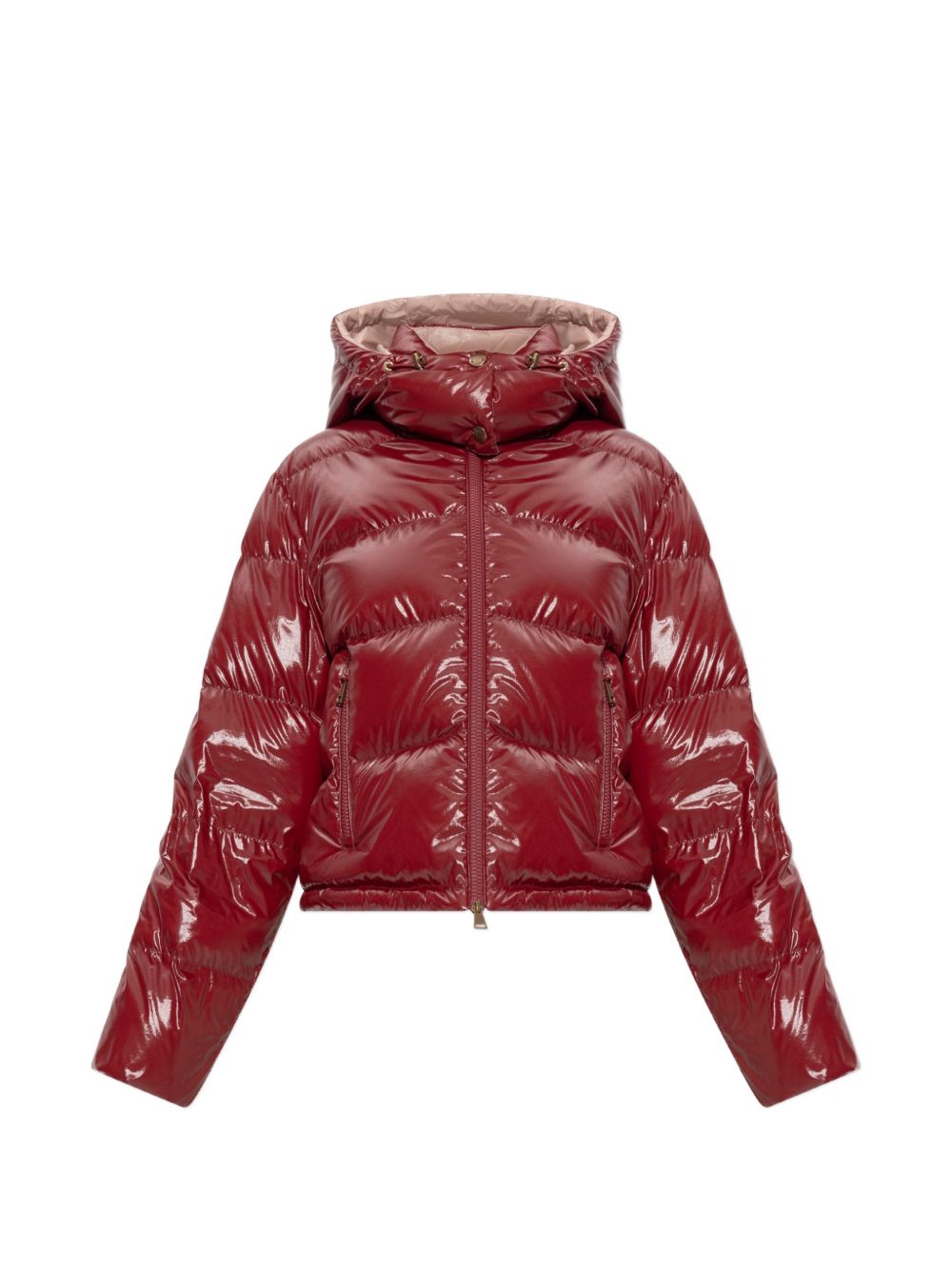 MONCLER Niveole Short Down Jacket - Red