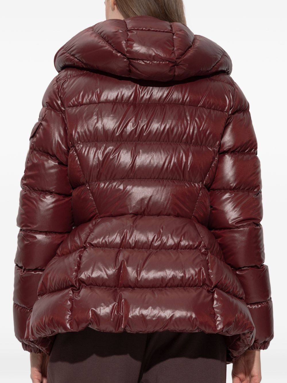 MONCLER Barante Down Jacket - Burgundy