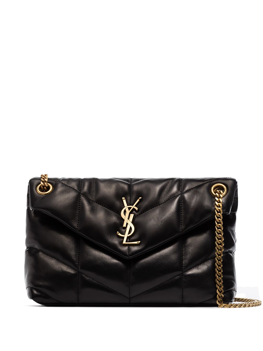 PUFFER SMALL LEATHER BAG
