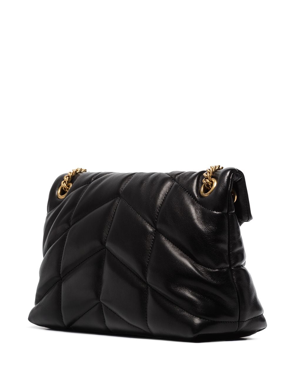 PUFFER SMALL LEATHER BAG